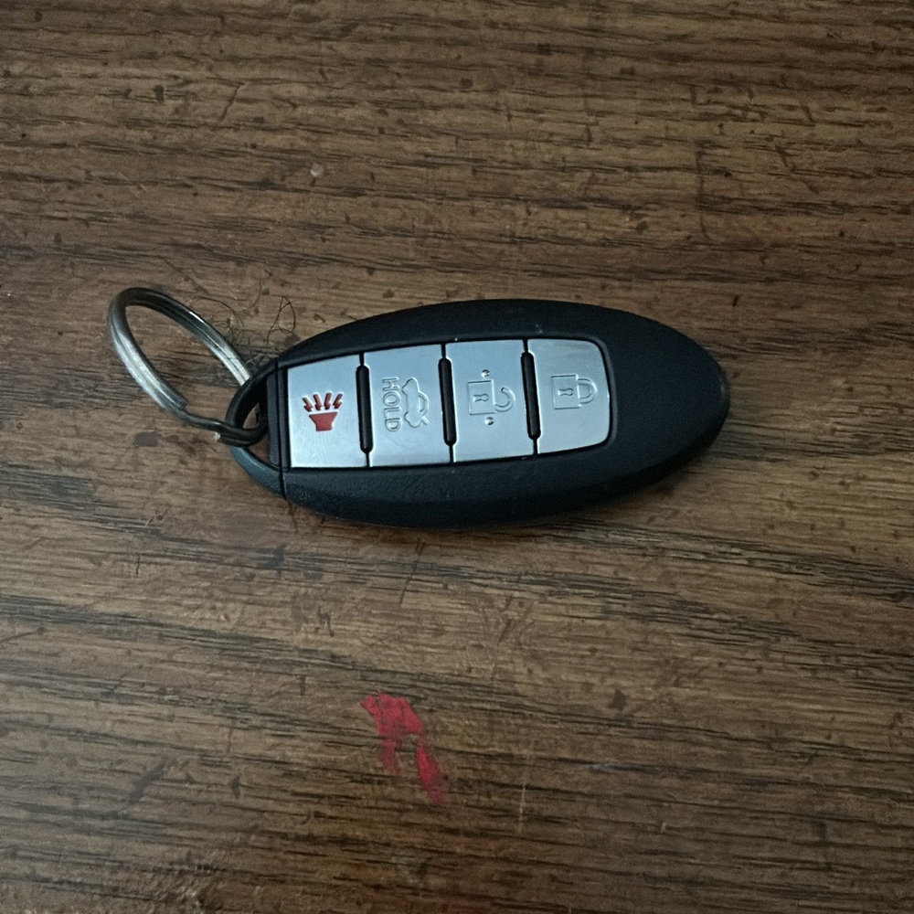 Black and Silver Key Fob